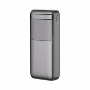 Juoda išorinė baterija Maxlife MXPB-09, QC, PD, 65 W, 20 000 mAh