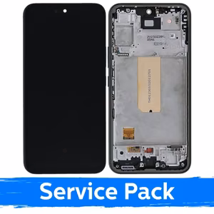 Ekranas skirtas Samsung A546 A54 5G su rėmeliu / Graphite / (Service Pack)