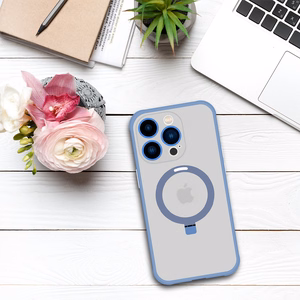 Tel Protect Magiškas Magnetinis Dėklas su stovu Iphone 14 Pro Max mėlynas