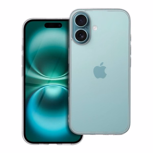 Skaidrus dėklas telefonui 2 mm IPHONE 16 (kameros apsauga) permatomas