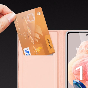 Dux Ducis Skin Pro чехол для Xiaomi Redmi Note 12 флип карточный кошелёк подставка синий