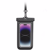 USAMS Vandeniui atsparus dėklas 6.7" IP68 juodas FSD1201 (US-YD012)