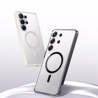 Rock Crystal Armor Series Magnetic Dėklas for Samsung Galaxy S26 Ultra juodas