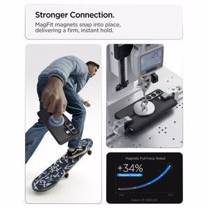 SPIGEN ULTRA HYBRID MAG MAGSAFE GALAXY S26 ULTRA šerkšninis juodas