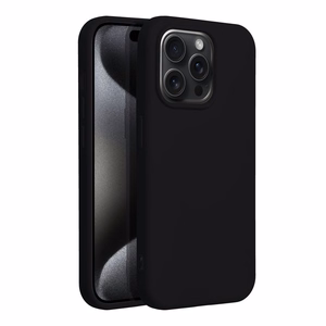 Silikoninis dėklas IPHONE 15 Pro - juodas