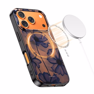 Tech-Protect Lamano MagSafe dėklas iPhone 17 Pro rudai violetinis