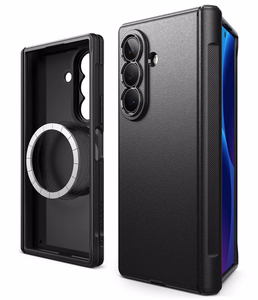 Ringke Onyx Flap MagSafe dėklas, skirtas Samsung Galaxy Z Fold 8 Ultra – juodas