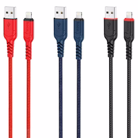 Kabelis USB-A į Lightning Hoco 2,4A 3 m X59 juodas
