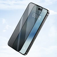 Benks temperuotas stiklas Ultra Shield Privacy FK66 iPhone 16 Pro Max juodas (plonas kraštas)