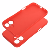 Minkštas dėklas telefonui IPHONE 16 Plus (m) - raudonas (m)