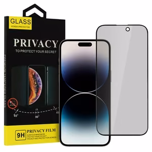 Privacy Glass grūdintas stiklas iPhone 15 PRO, juodas