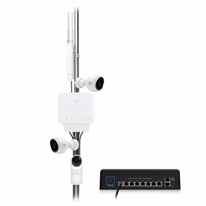Komutatorius UBIQUITI USW-Flex 5 prievadai PoE 15.4W