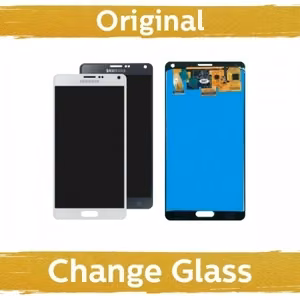 LCD Display Compatible With Samsung N910 Note 4 White (Refurbished: China)