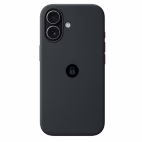 Dėklas "Silicone Case v2" iPhone 17 / Juodas / pakuotėje