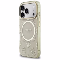 Guess IML Peony Dot MagSafe Dėklas for iPhone 17 Pro - smėlinis