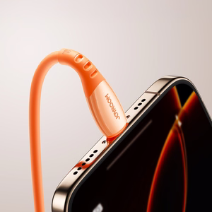 Joyroom S-A59 Vibrant Series 30W USB-C - Lightning laidas 1.2m - oranžinis