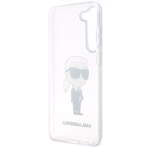 Karl Lagerfeld KLHCS23MHNIKTCT S23+ S916 permatomas kietasis dėklas Ikonik Karl Lagerfeld