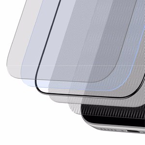 AmazingThing Radix +Care Full Glass grūdintas apsauginis stiklas su montavimo rėmeliu, skirtas iPhone 18 Pro Max