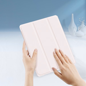 Dux Ducis Toby Armored Flip Smart Case для iPad Air 2020/2022 с держателем Apple Pencil Holder Pink