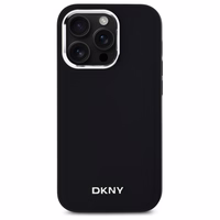 DKNY Paprastas logotipas Magnetinis dėklas telefonui iPhone 14 Pro - juodas