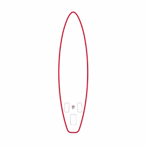 FunWater SUP irklentė SUPFW69C 3,35m (raudonai balta)