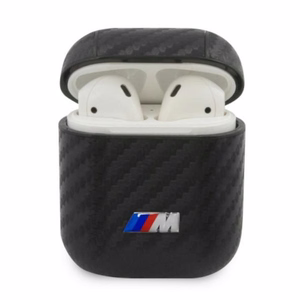 BMW PU Carbon M Collection Case for AirPods 1/2 Cover - Black