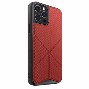 Uniq Transforma dėklas telefonui iPhone 12 Pro Max - raudonas