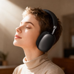 Belaidės ausinės Acefast H13 juodos