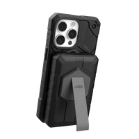 UAG Rugged 10K Išorinė baterija (f) su stovu, 10W belaidžiu įkrovimu, MagSafe suderinama, kabelis įtrauktas - juoda