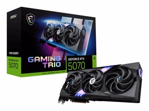MSI GAMING GeForce RTX 5070 12G TRIO OC NVIDIA 12 GB GDDR7 vaizdo plokštė