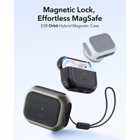 ESR Orbit HaloLock MagSafe dėklas AirPods Pro 3 pilkas ir juodas