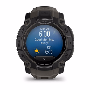 Garmin Instinct 3 AMOLED išmanusis laikrodis juodas/anglies