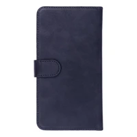 Universalus knygos tipo dėklas BENDRAS dydis XL Samsung A12 / A13 4G / A34 5G / A02s / Xiaomi Redmi 12 4G / 12C / Note 12 4G / 12 Pro 5G Oppo A53s / A72 / A92 tamsiai mėlynas