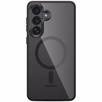 Tech-Protect Magmat MagSafe Dėklas for Samsung Galaxy S26+ - skaidrus juodas