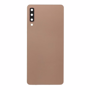 Galinis dangtelis Samsung A750 A7 2018 auksinis (su kameros stikliuku) OEM