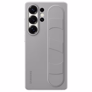 Samsung stovimas dėklas telefonui Samsung Galaxy S25+ pilkas