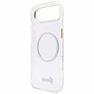 Guess IML Script Metal MagSafe Dėklas for iPhone Air - Clear