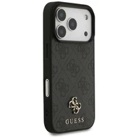 Guess 4G Small Classic Logo MagSafe dėklas iPhone 17 Pro - juodas
