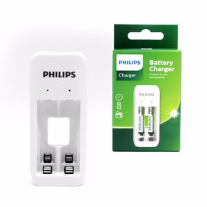 PHILIPS Dual channel baterija įkroviklis for NiMH USB + 2xAAA 7000mAh