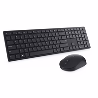 DELL KM5221W klaviatūra Radijo dažnio belaidė QWERTY JAV tarptautinė versija Juoda