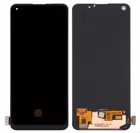 Ekranas Oppo A94 4G/5G/A74 4G/Realme 7 Pro/8 Pro su lietimui jautriu stikliuku Black ORG