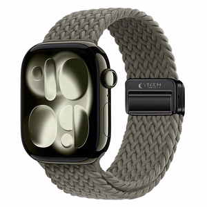 TECH-PROTECT NYLONMAG APPLE WATCH 4 / 5 / 6 / 7 / 8 / 9 / SE / ULTRA 1 / 2 (42 / 44 / 45 / 49 MM) ALYVUOGIŲ PILKAS