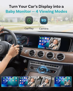Belaidis CarPlay adapteris su mobilios auklės funkcija Ottocast Cabin Care juodas CA520-T