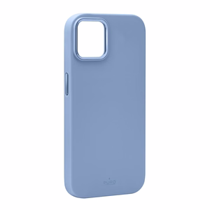 Puro Icon Mag Pro magnetinis silikoninis dėklas telefonui iPhone 15 - šviesiai mėlynas