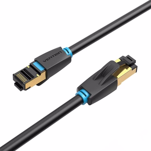 Vention IKABI tinklo kabelis Juoda 3 m Cat8 S/FTP (S-STP)