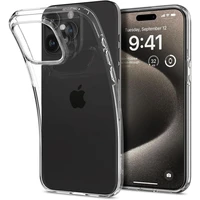 Spigen Liquid Crystal dėklas telefonui iPhone 15 Pro Max - skaidrus