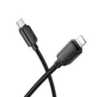 Kabelis USB C į Lightning Hoco PD 27W 1 m X113 juodas