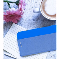 SENSITIVE knygos tipo dėklas telefonui XIAOMI Redmi 14C šviesiai mėlyna