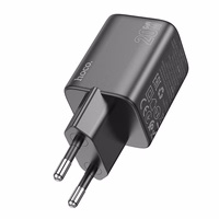 Įkroviklis telefonui Hoco USB A + USB C QC3.0 PD 3A 20W N41 juodas