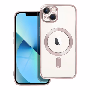 ELECTRO MAG COVER Dėklas telefonui IPHONE 13 (m) suderinamas su MagSafe - rožinis